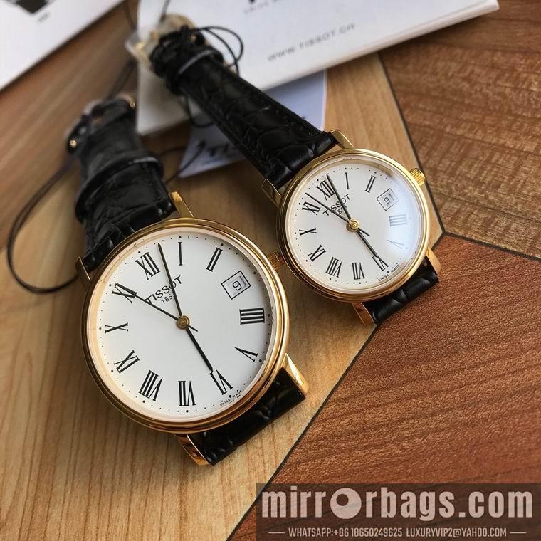 Tissot men 38mm women 28mm M02