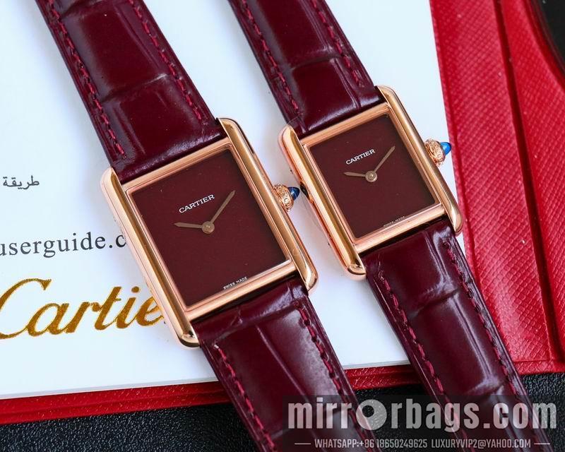 Cartier M33.7X25.5mm S29.5X22mm 123107