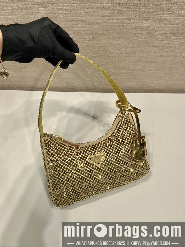 Prada Bags Prada hobo 1NE515闪钻23x13x5cm AP
