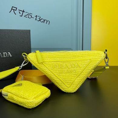Prada Bags Raffia 22517 25X13cm YW