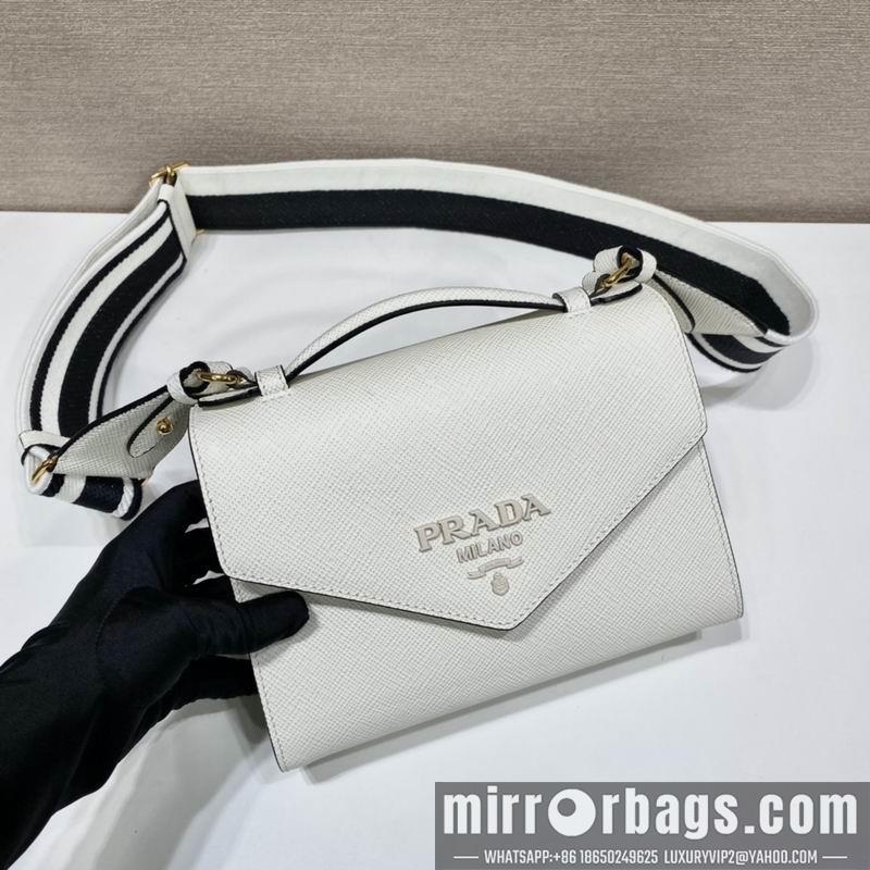 Prada Bags Saffiano Monochrome 1BD317 21x14x6 ap 15