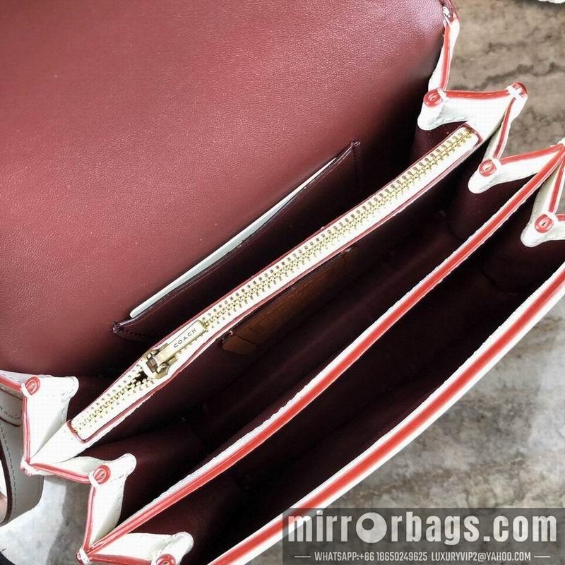 Coach Bags TT61259 white skin of Brown glue