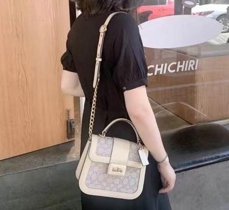 Coach Bags C4820 jacquard 21X17X8cm 5 Colors JH