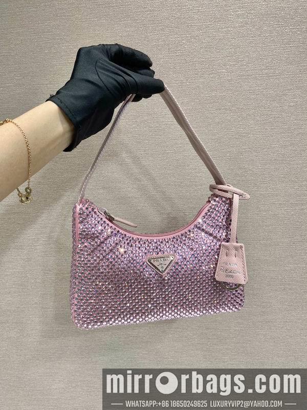 Prada Bags Prada Hobo 1NE515闪钻23x13x5cm AP3色