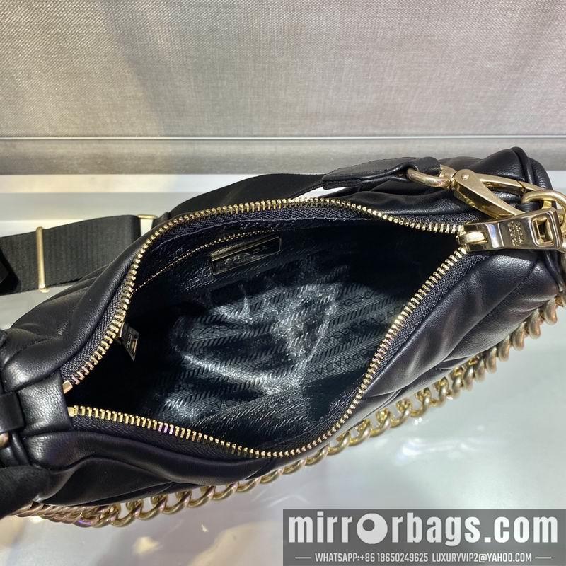 Prada Bags Hobo System 1BC157 24x18.5x9cm ap 06