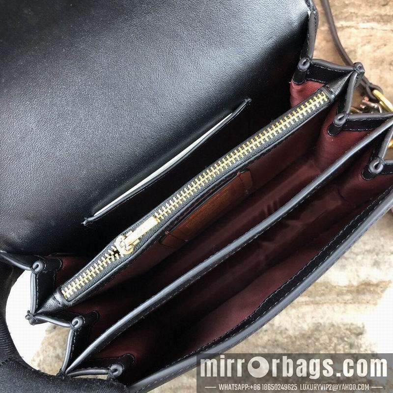 Coach Bags TT61259 black skin of Brown glue