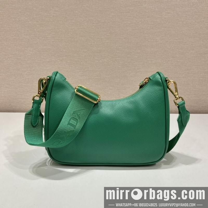 Prada Bags 1BH204 Nylon Hobo 23x17x6.5cm Ap
