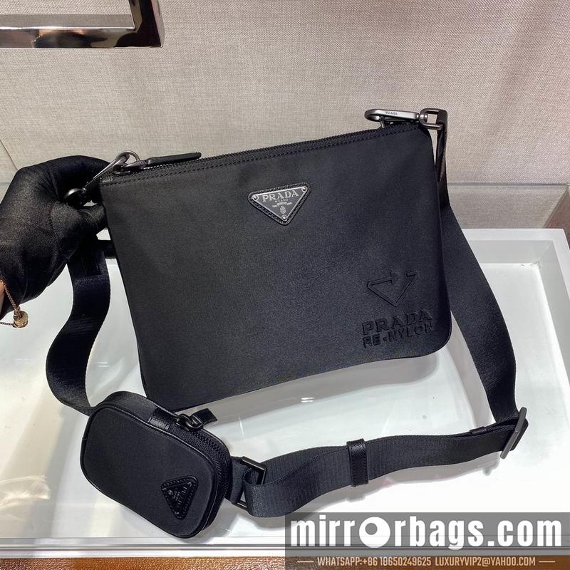 Prada Bags Re-Nylon Saffiano 2VH120 26x185x3cm ap 58