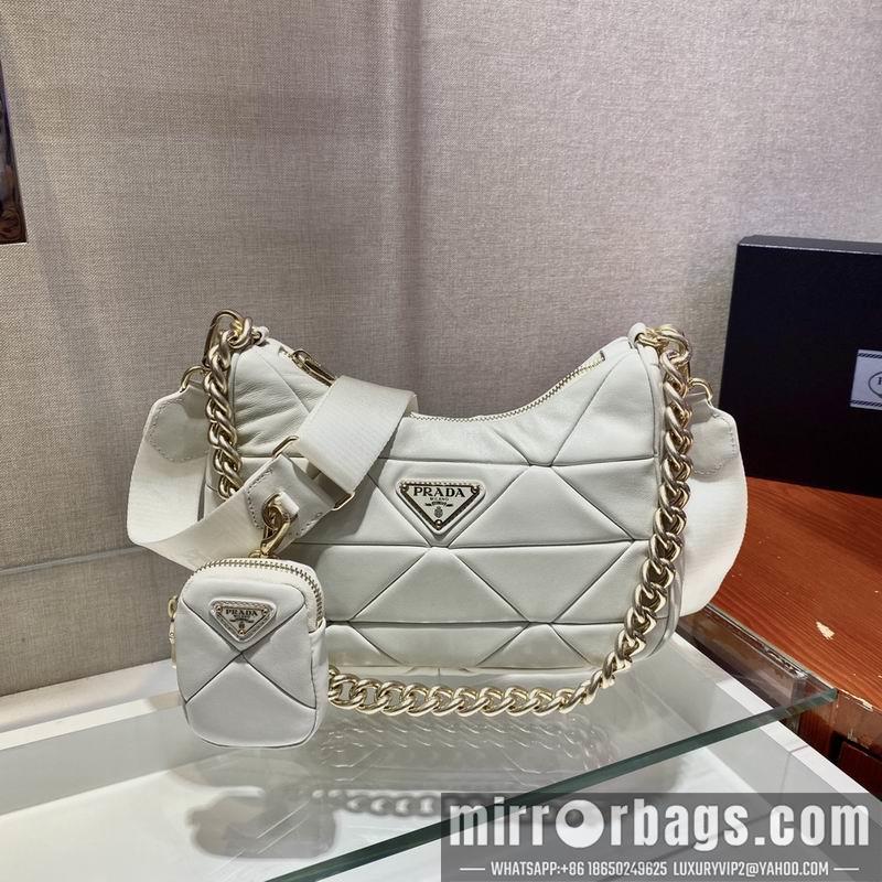 Prada Bags Hobo System 1BC157 24x18.5x9cm ap 06