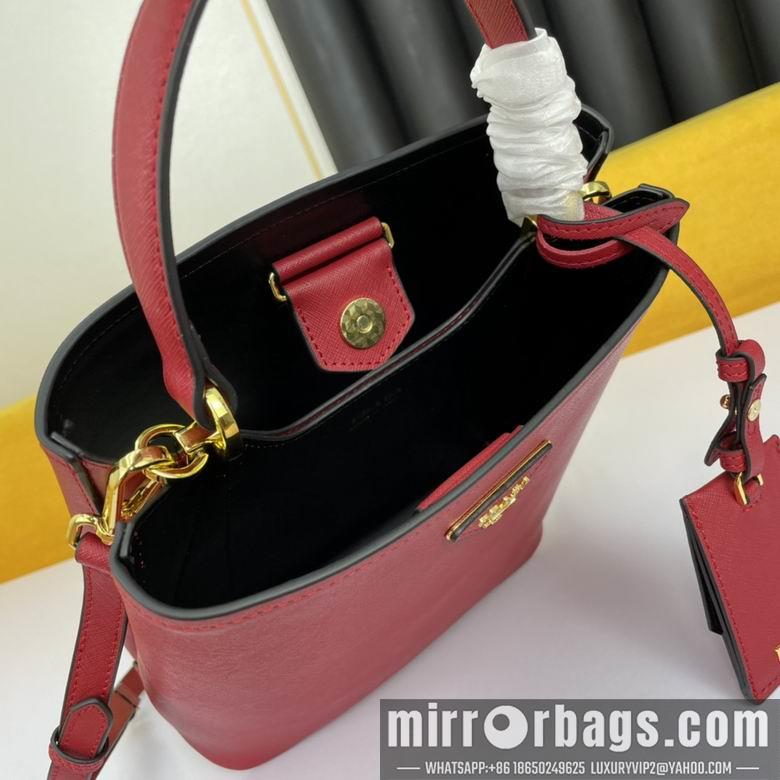 Prada Bags WW1BA213红 23X13X22