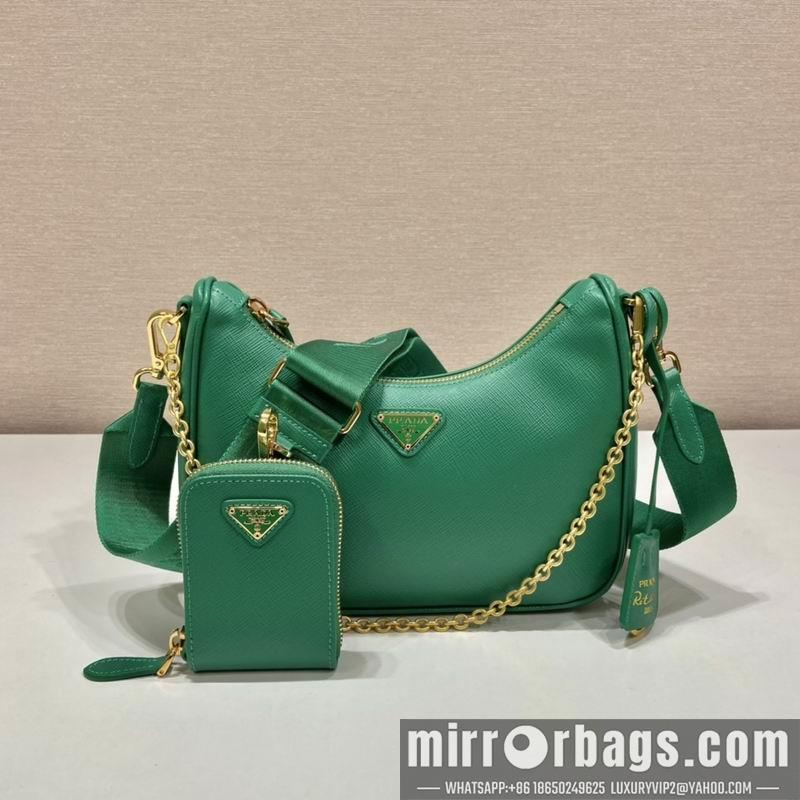 Prada Bags 1BH204 Nylon Hobo 23x17x6.5cm Ap