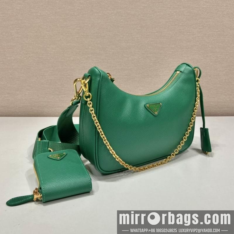 Prada Bags 1BH204 Nylon Hobo 23x17x6.5cm Ap
