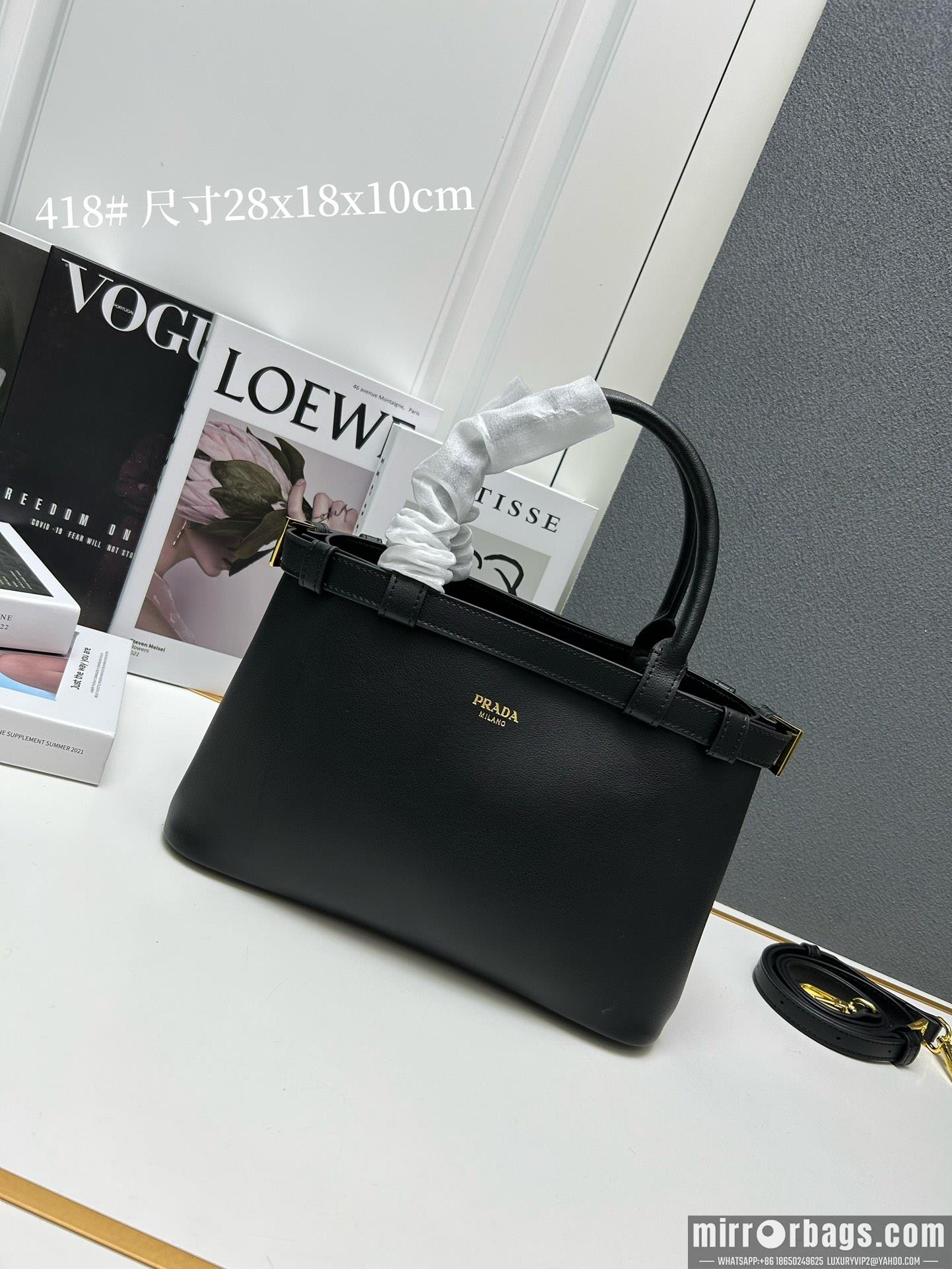 Prada Bags Prada 1BA418 28x18x10.5cm ww