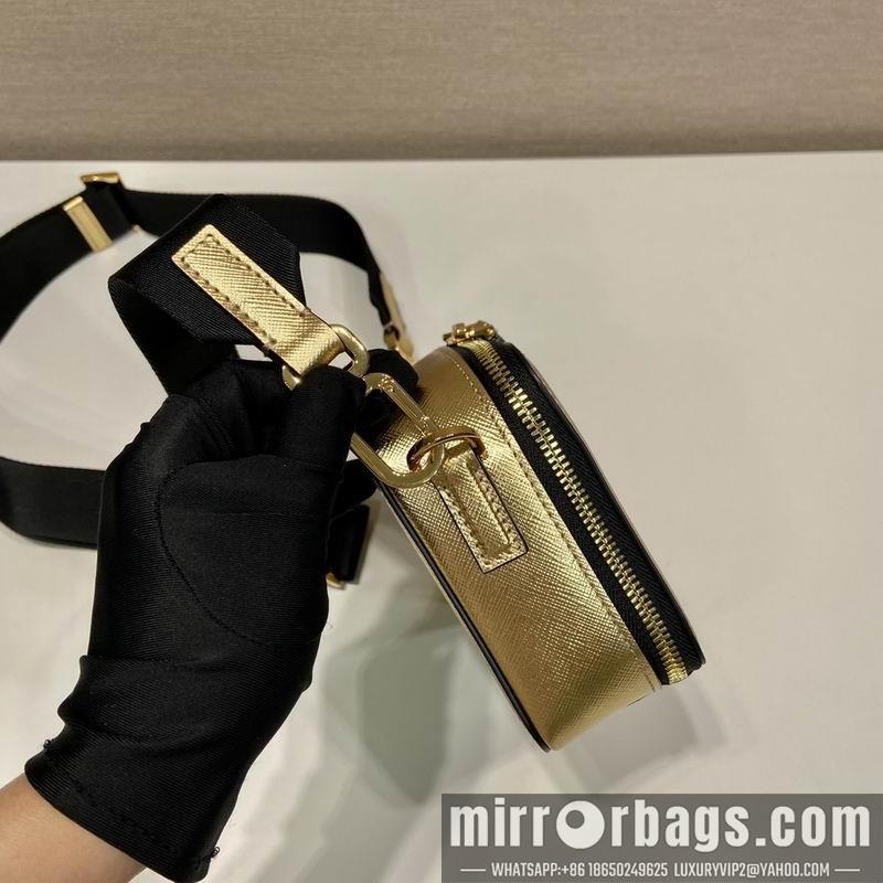 Prada Bags Prada 2VH070金色十字纹19x12.5x5.5cm AP
