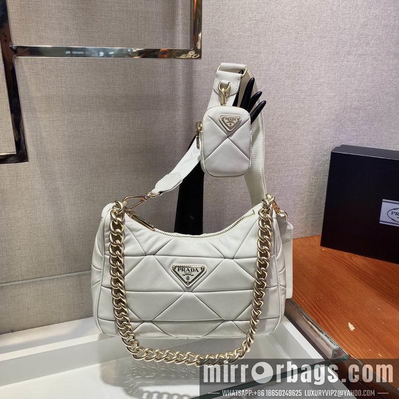 Prada Bags Hobo System 1BC157 24x18.5x9cm ap 06