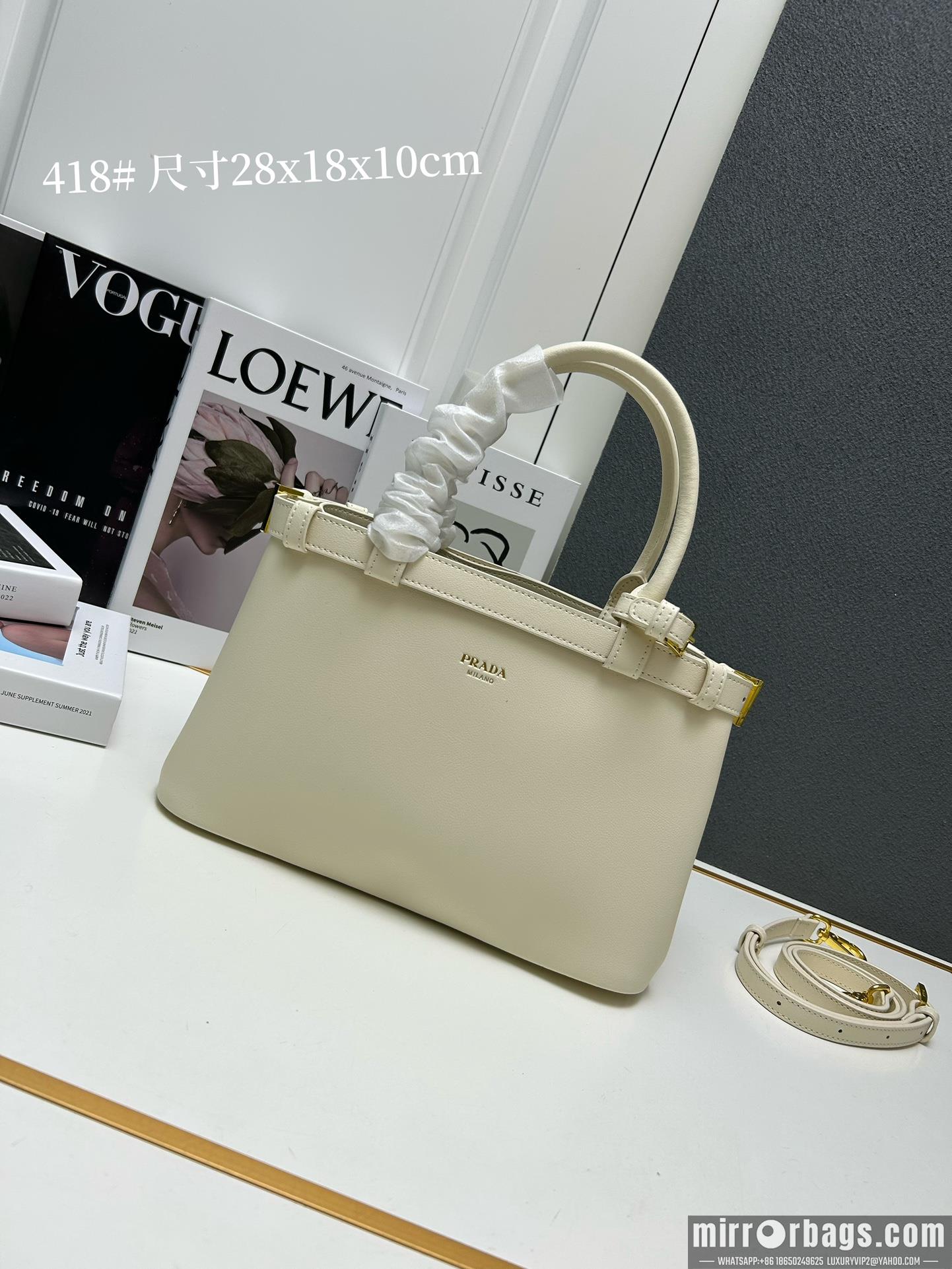 Prada Bags Prada 1BA418 28x18x10.5cm ww