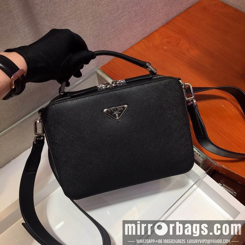 Prada Bags Brique Saffiano 2VH069 22x16x6cm ap