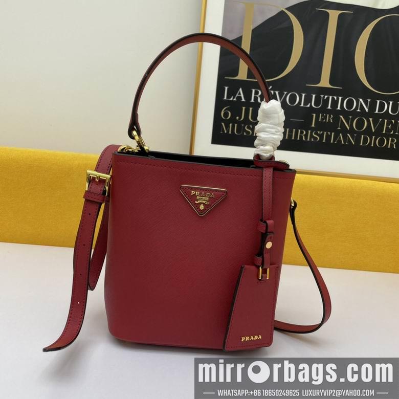 Prada Bags WW1BA219红 21X11X18