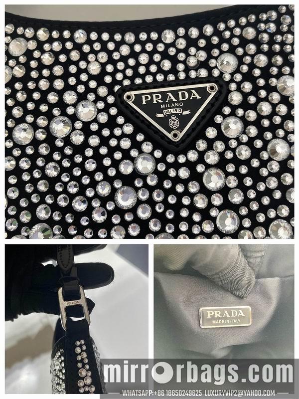 Prada Bags Cleo 1BC169 22X18.5X4.5cm ap 05