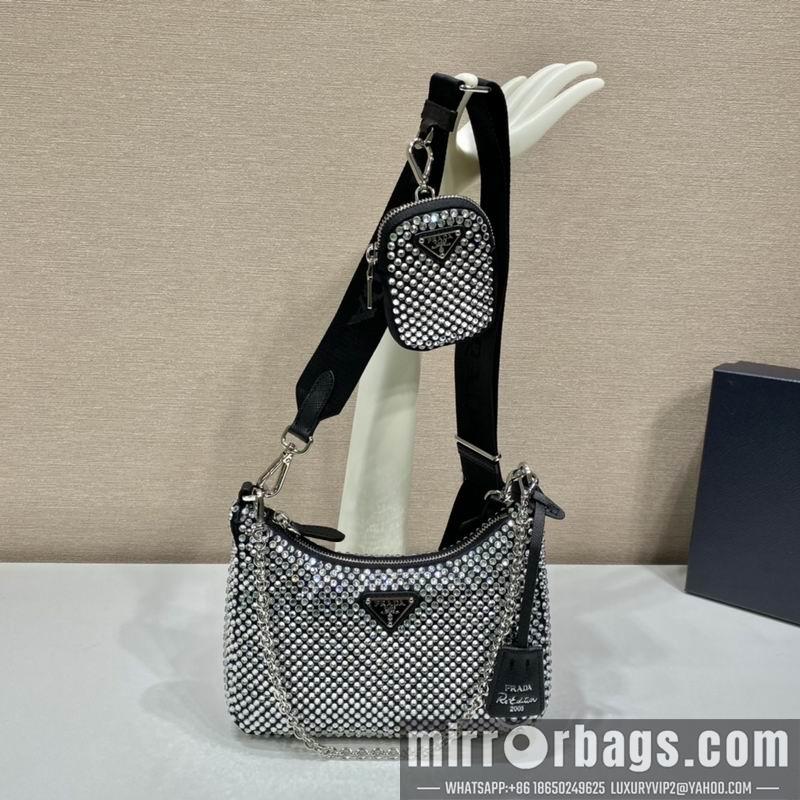 Prada Bags Hobo 1BH204 22X16X6cm ap 02