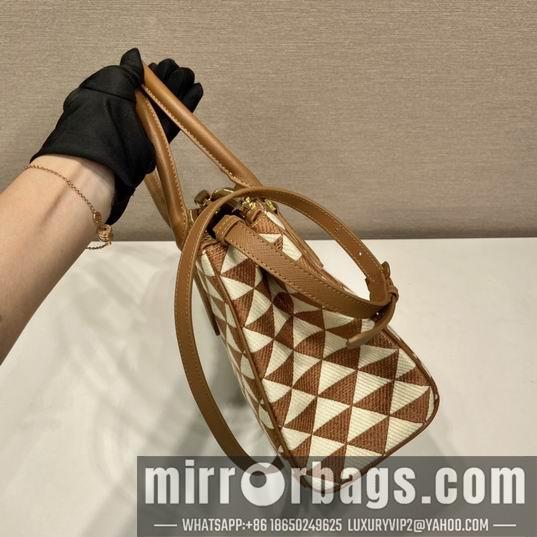 Prada Bags Parda Saffiano 1BA863 28x20x12cm Ap