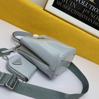 Prada Bags Prada Double Saffiano 1BA222 20X11X18cm YW