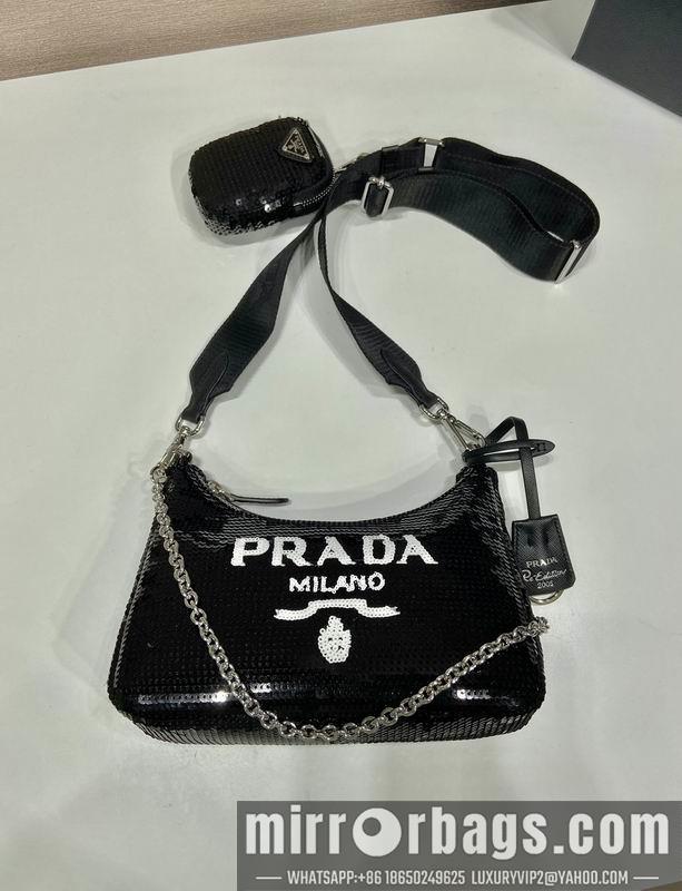 Prada Bags Prada 1BH204刺绣23x11.8x6cm AP
