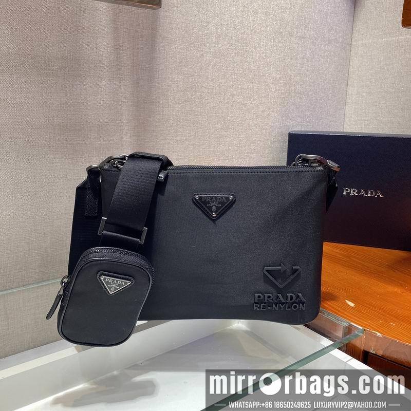 Prada Bags Re-Nylon Saffiano 2VH120 26x185x3cm ap 58