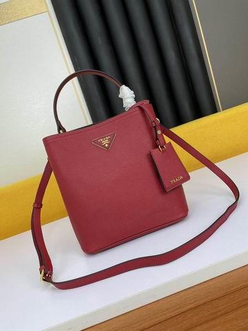 Prada Bags Prada Saffiano 1BA213 23x13x22cm ww