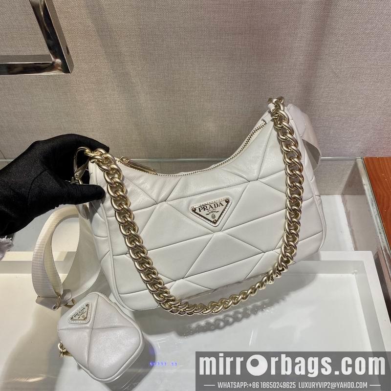Prada Bags Hobo System 1BC157 24x18.5x9cm ap 06