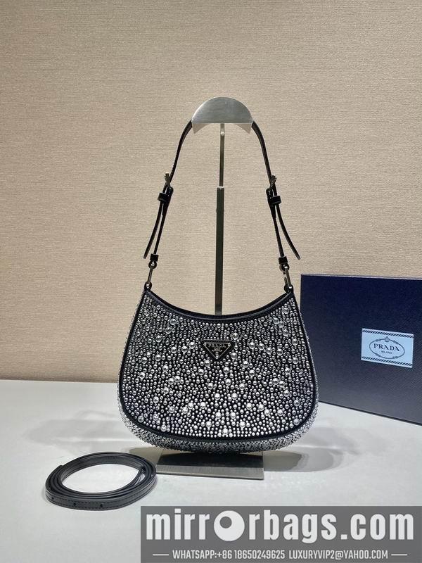 Prada Bags Cleo 1BC169 22X18.5X4.5cm ap 05