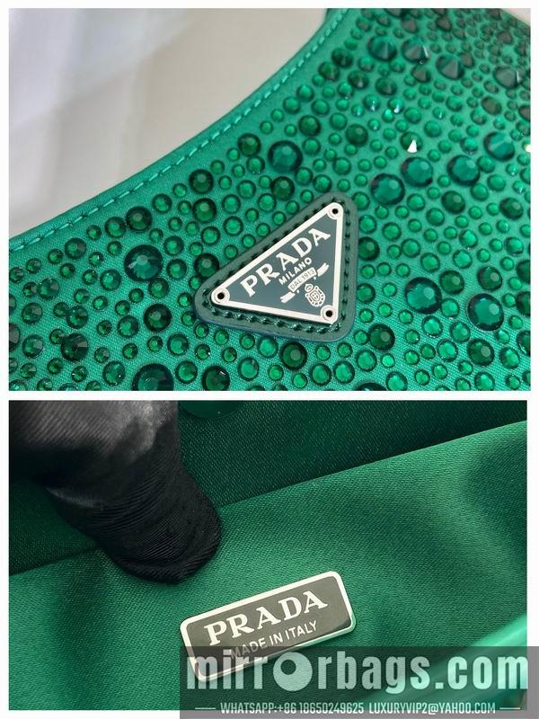 Prada Bags Prada Cleo 1BC169翡翠绿22x18.5x4.5cm AP
