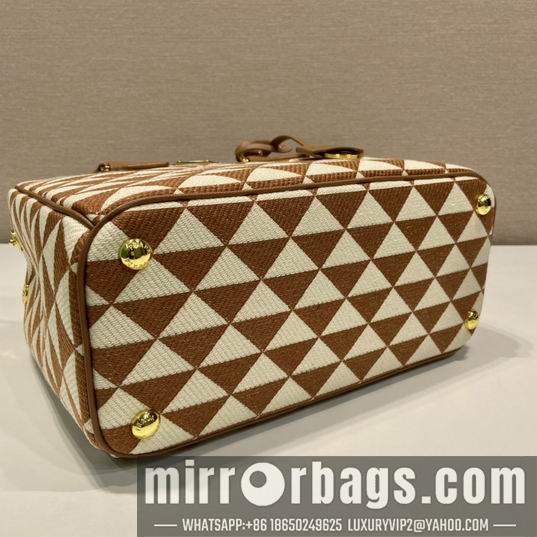 Prada Bags Parda Saffiano 1BA863 28x20x12cm Ap