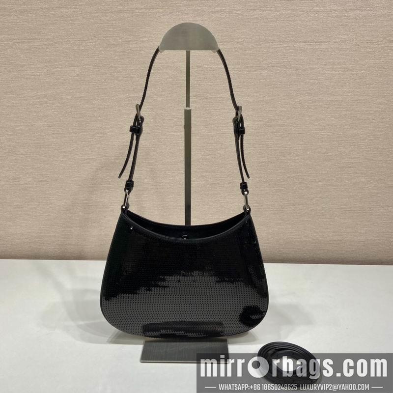 Prada Bags HOBO 1BC169 22X18.5X4.5cm Ap