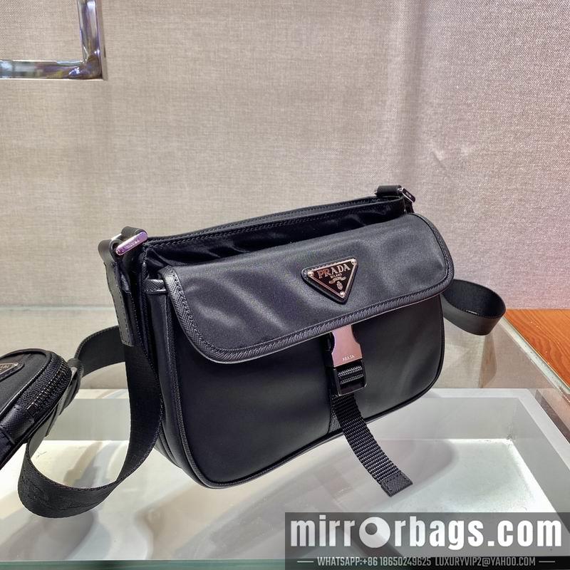 Prada Bags Saffiano Re-Nylon 2VH133 22x16x5cm ap 17