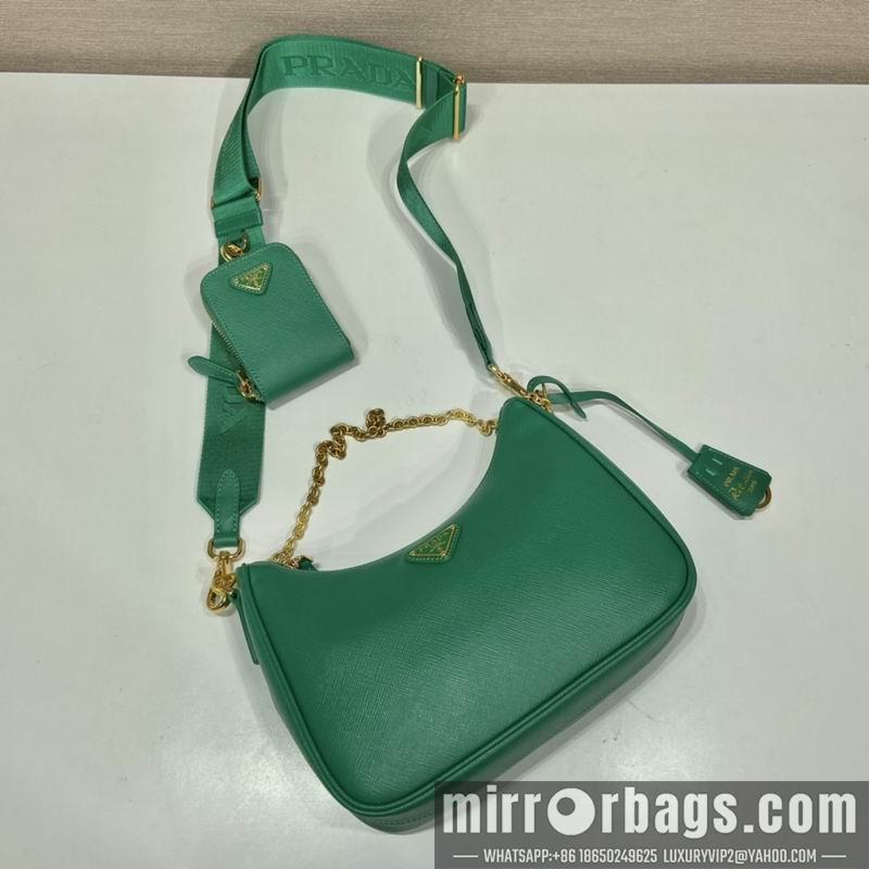 Prada Bags 1BH204 Nylon Hobo 23x17x6.5cm Ap