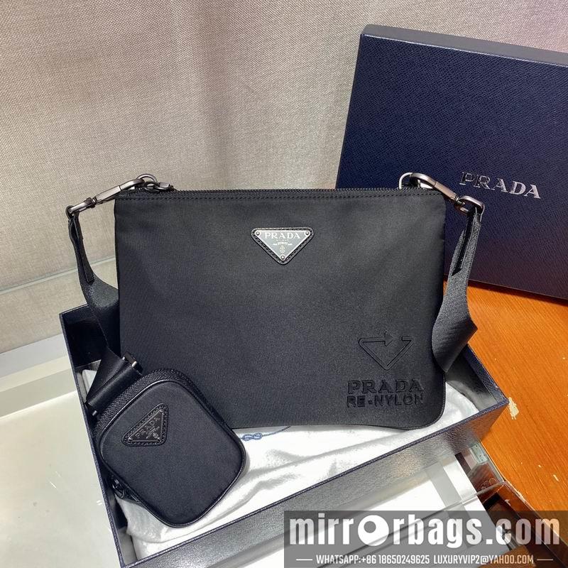 Prada Bags Re-Nylon Saffiano 2VH120 26x185x3cm ap 58