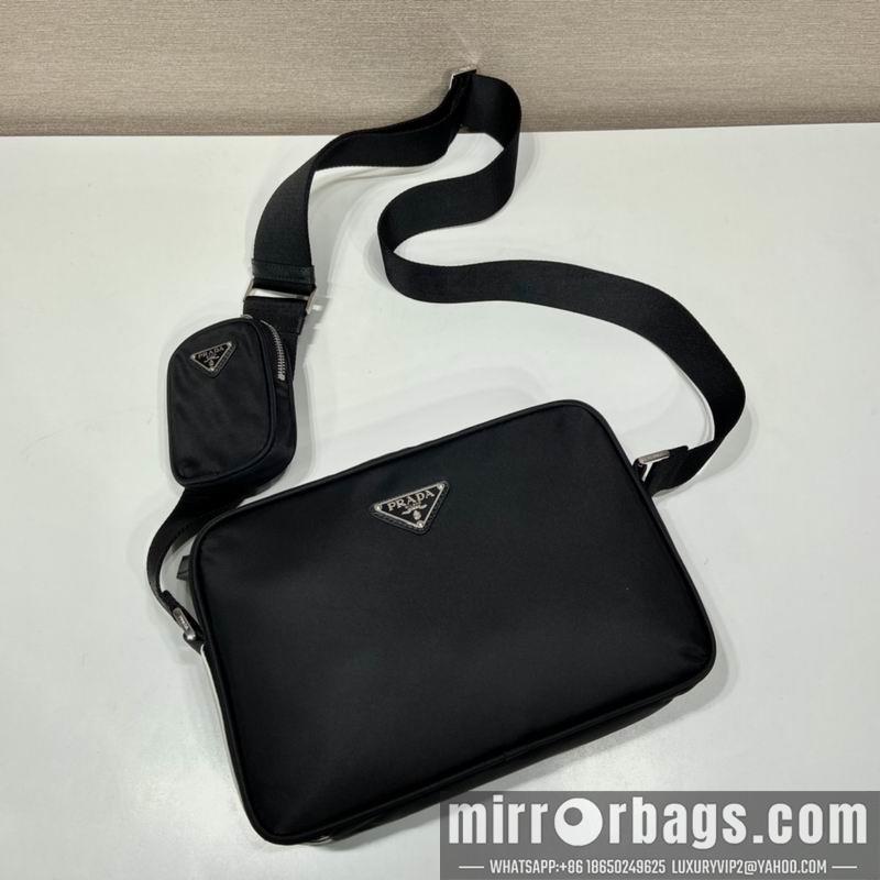 Prada Bags Re-Nylon Saffiano 2VH142 25x19x7cm ap 07