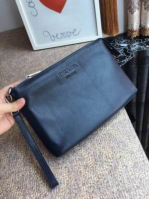 Prada Bags 0050 29x18cm ap Black Navy 20