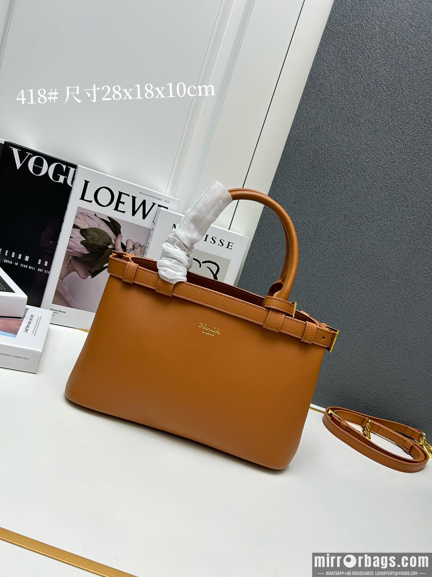 Prada Bags Prada 1BA418 28x18x10.5cm ww