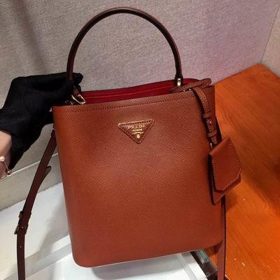 Prada Bags Panier Saffiano 1BA212 22x23x13cm ap 12
