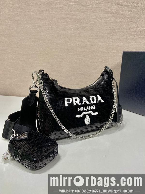 Prada Bags Prada 1BH204刺绣23x11.8x6cm AP