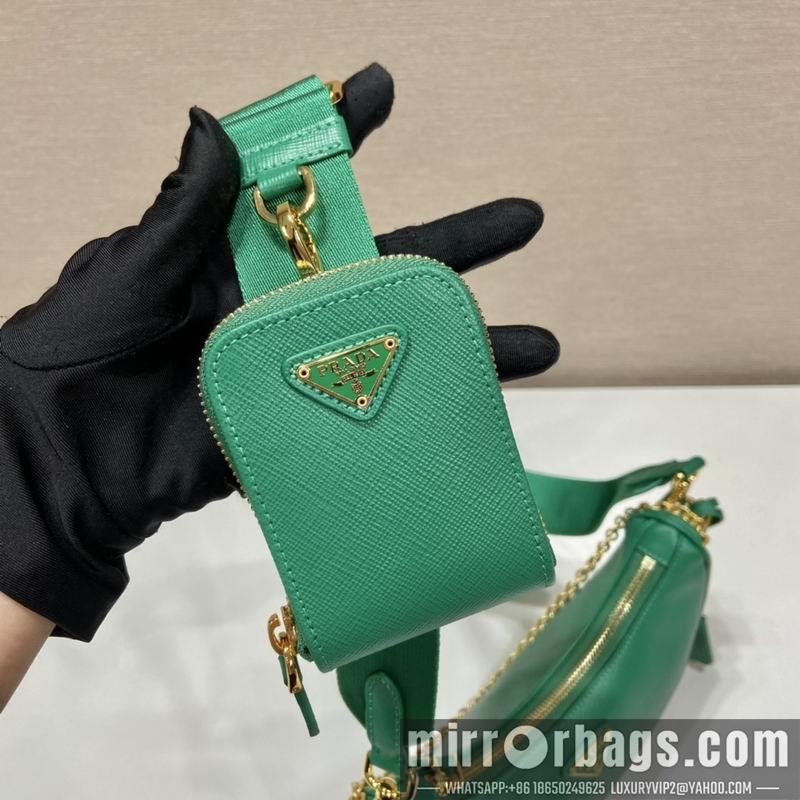 Prada Bags 1BH204 Nylon Hobo 23x17x6.5cm Ap