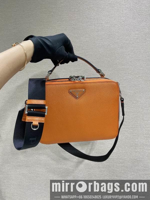Prada Bags Brique Saffiano 2VH069 22x16x6cm ap