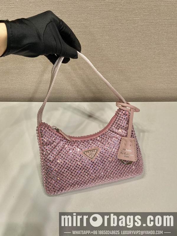 Prada Bags Prada Hobo 1NE515闪钻23x13x5cm AP3色