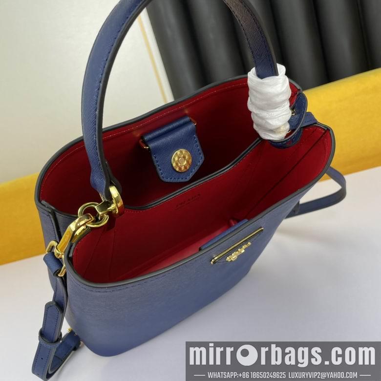 Prada Bags WW1BA213蓝 23X13X22