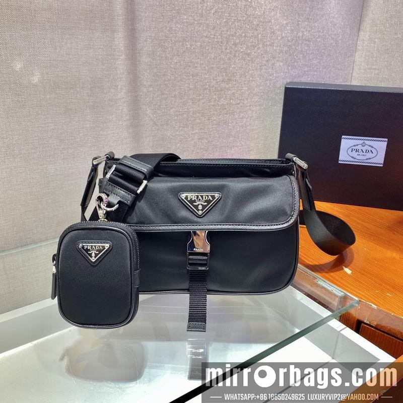 Prada Bags Saffiano Re-Nylon 2VH133 22x16x5cm ap 17