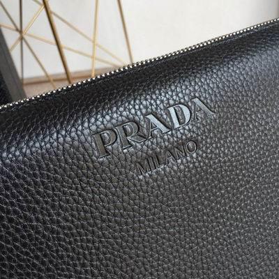 Prada Bags 0050 29x18cm ap Black Navy 20