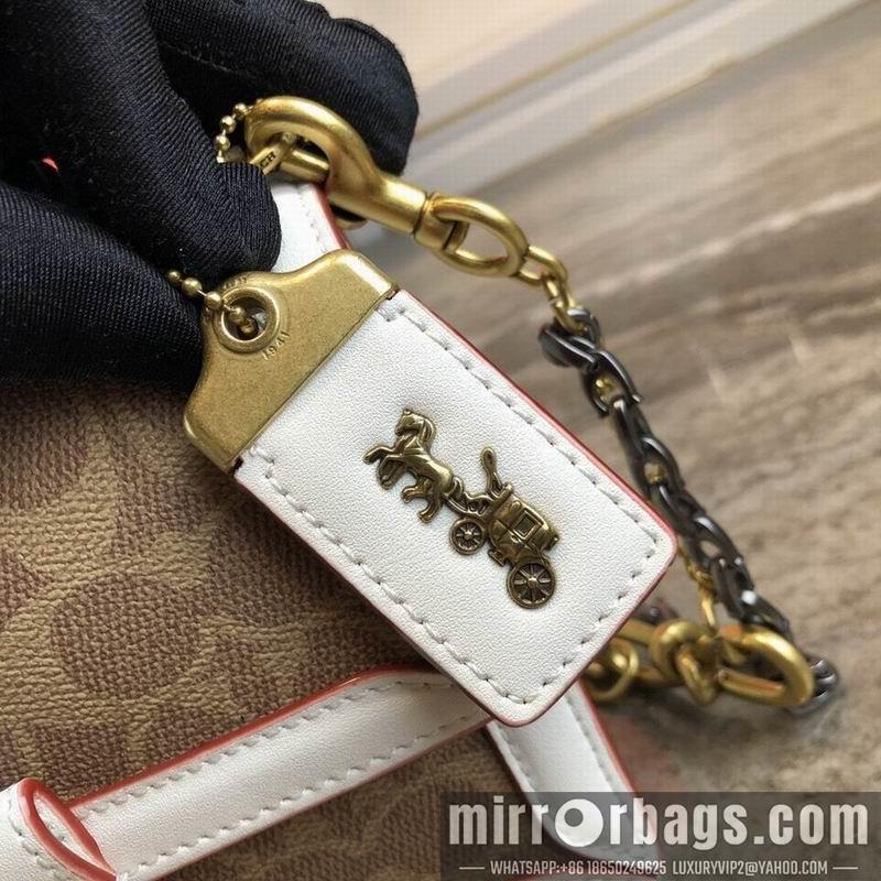 Coach Bags TT61259 white skin of Brown glue