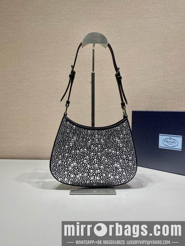Prada Bags Cleo 1BC169 22X18.5X4.5cm ap 05